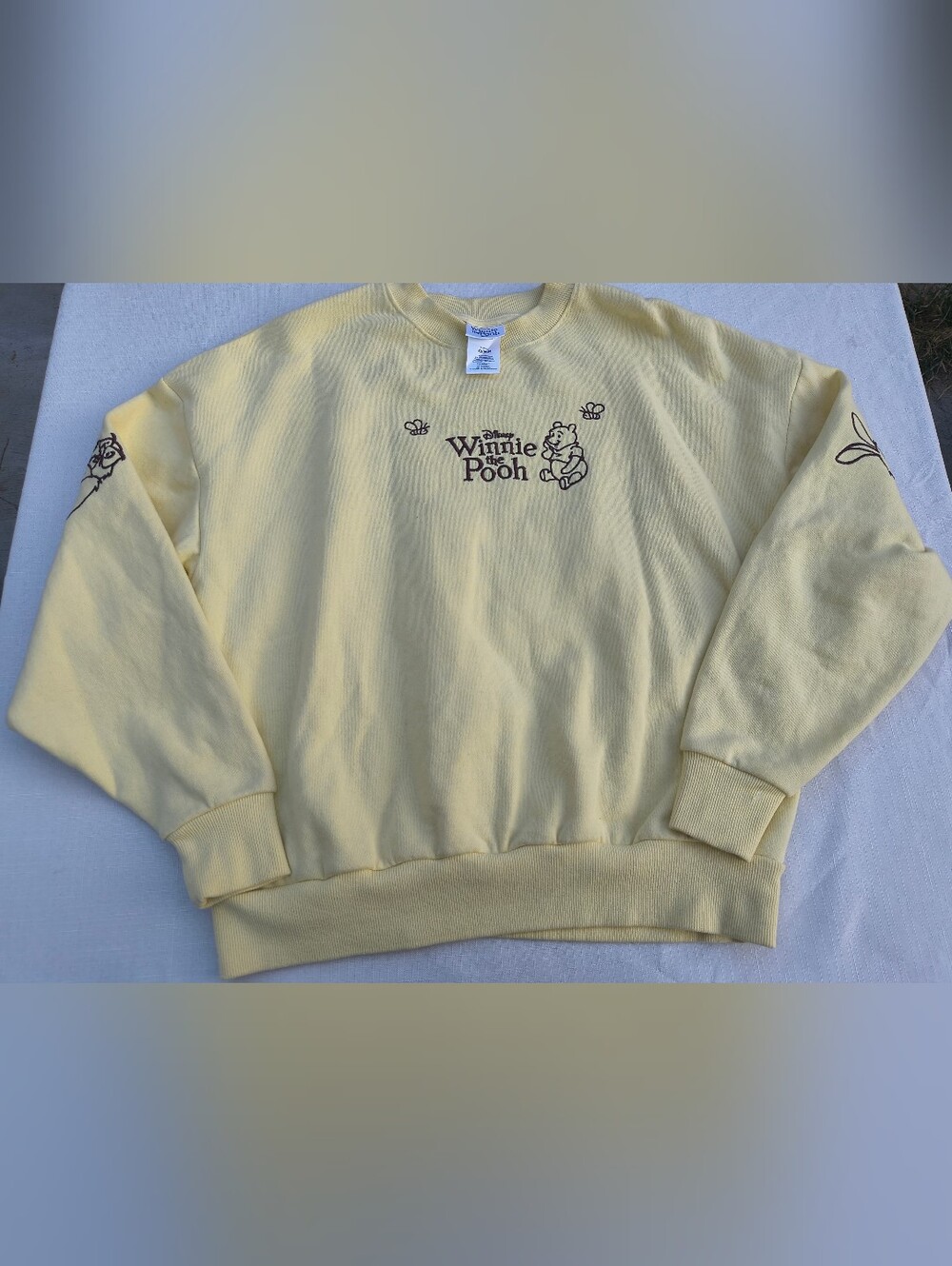 Disney Winnie the Pooh Yellow Crewneck Sweatshirt